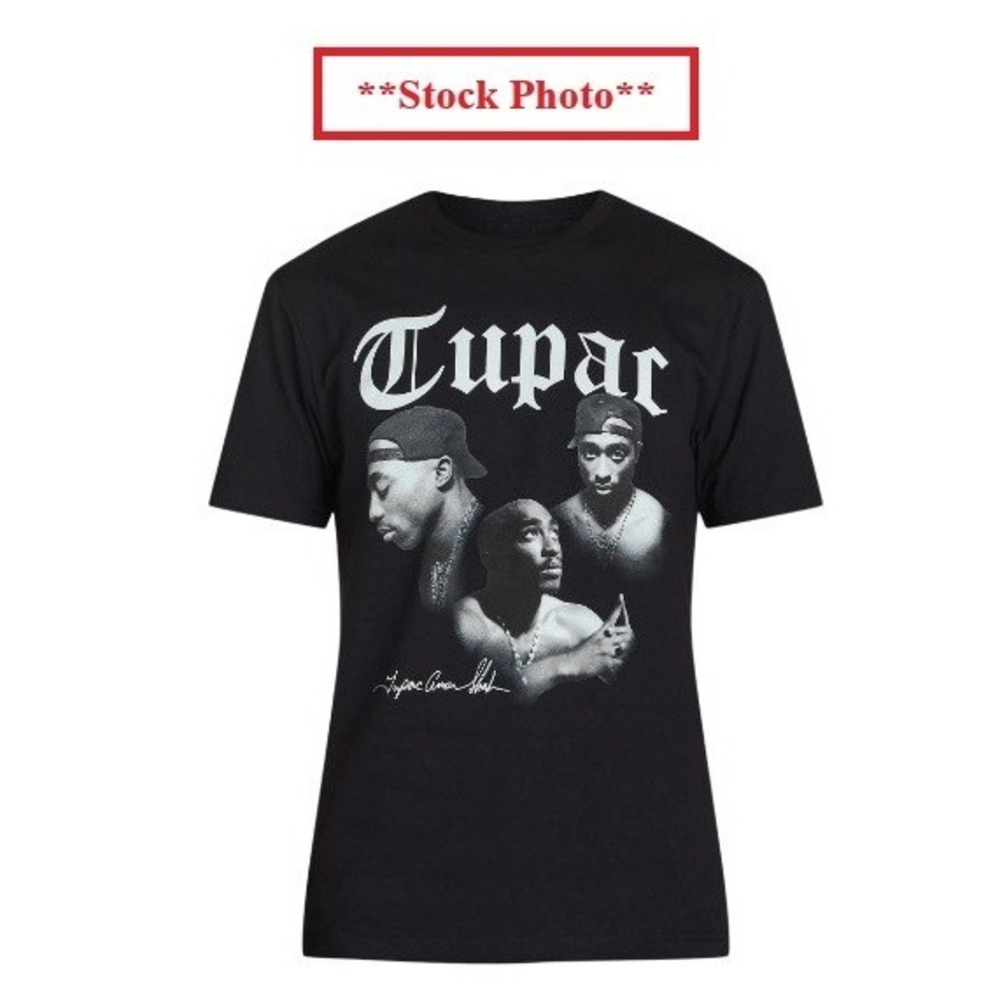 Tupac Men's & Big Men's All Eyez on Me Graphic Tee with Short Sleeves- Large NWT
